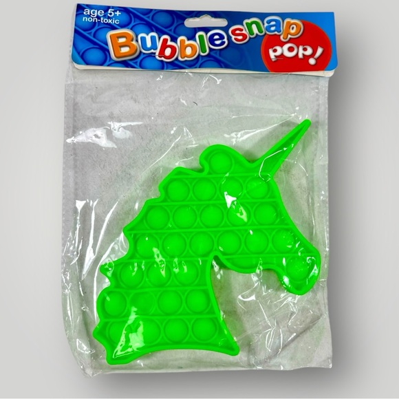 Bubble Snap Pop! Lot of 8! 3 Rounds, 3 Unicorns, 1 Dinosaurs & 1 Unicorn head. - Picture 4 of 5